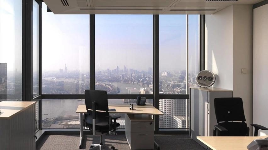View from our Canary Wharf office